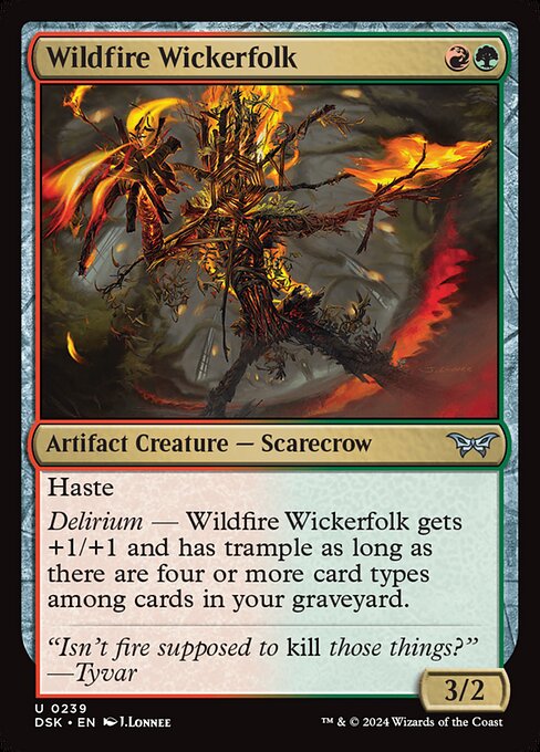 Wildfire Wickerfolk — Front