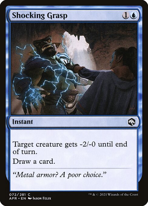 Shocking Grasp — Front