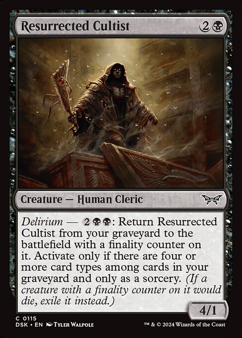 Resurrected Cultist — Front