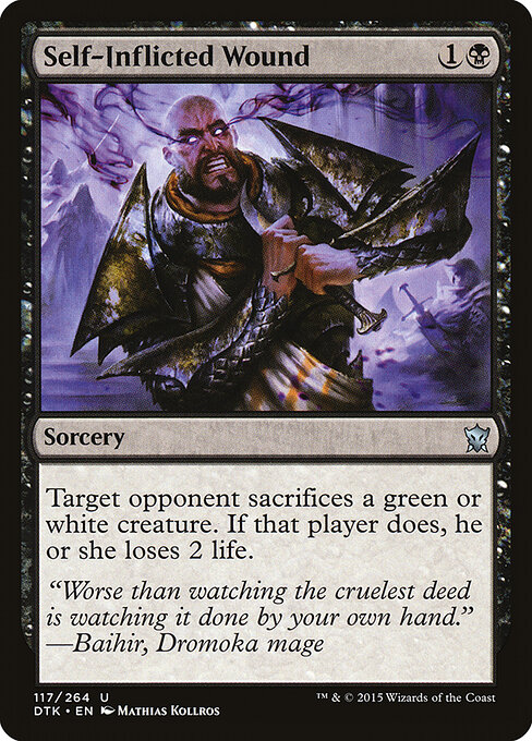 Self-Inflicted Wound — Front