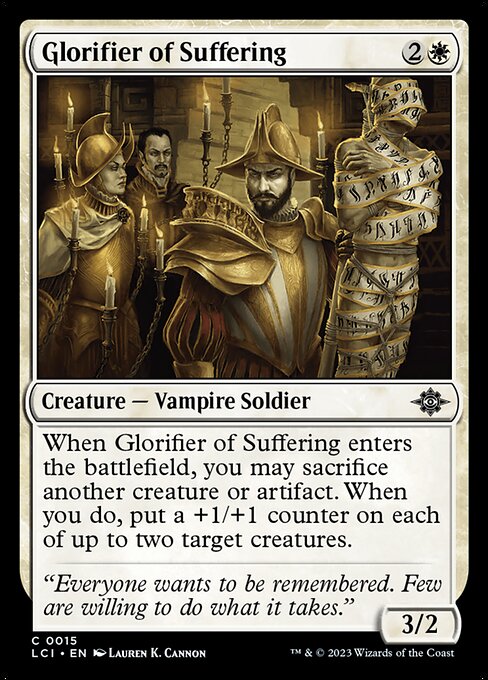 Glorifier of Suffering — Front