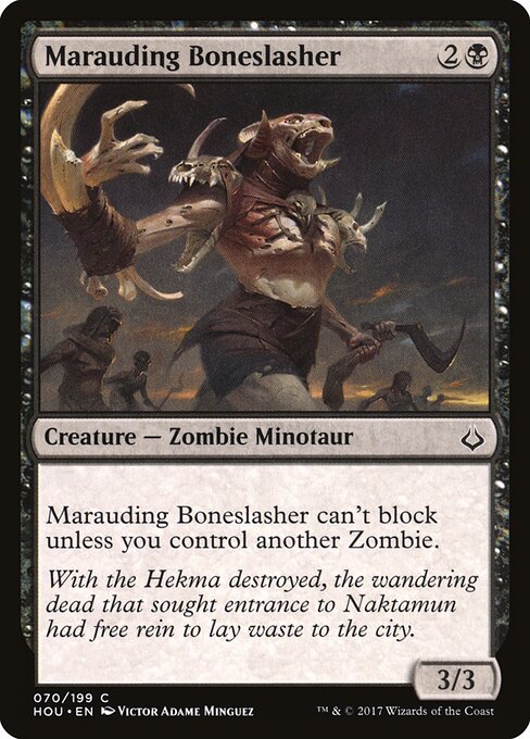 Marauding Boneslasher — Front