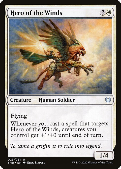 Hero of the Winds — Front