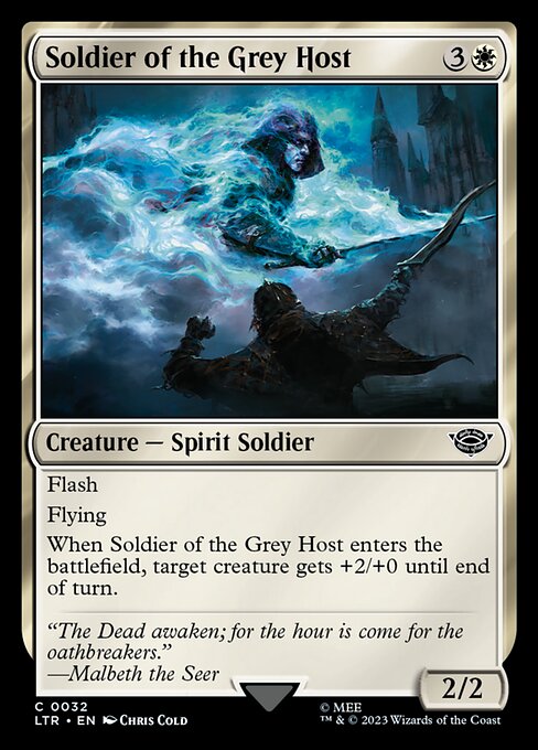 Soldier of the Grey Host — Front
