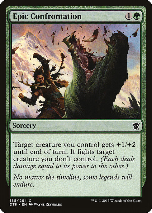 Epic Confrontation — Front