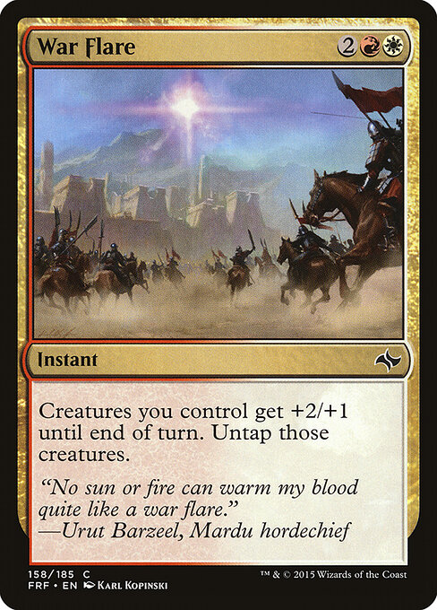 War Flare — Front