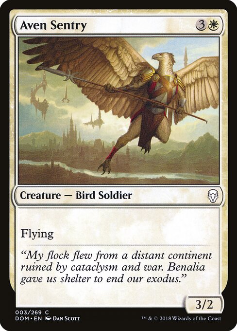 Aven Sentry — Front