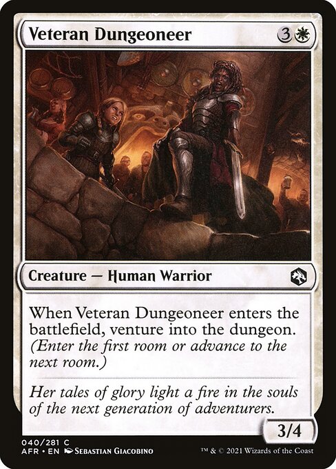 Veteran Dungeoneer — Front