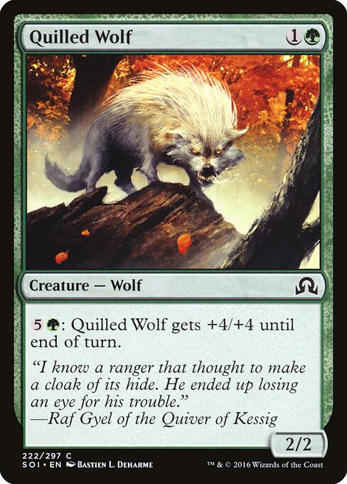 Quilled Wolf — Front