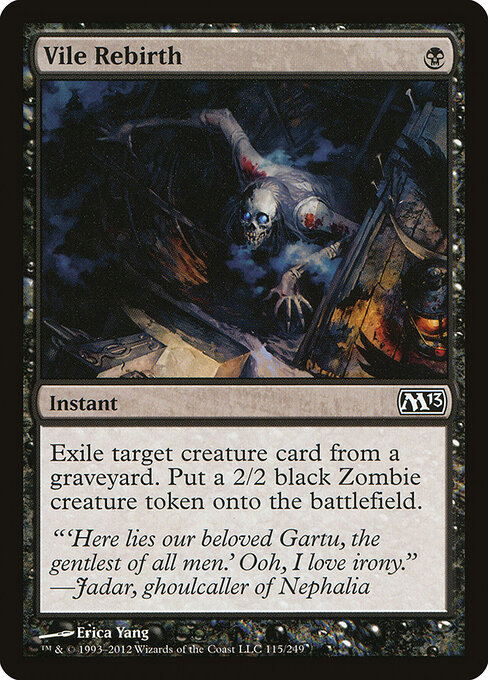 Vile Rebirth — Front