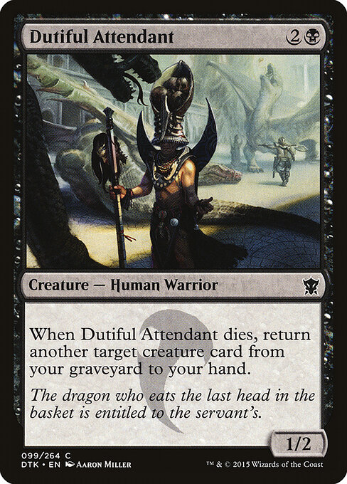 Dutiful Attendant — Front