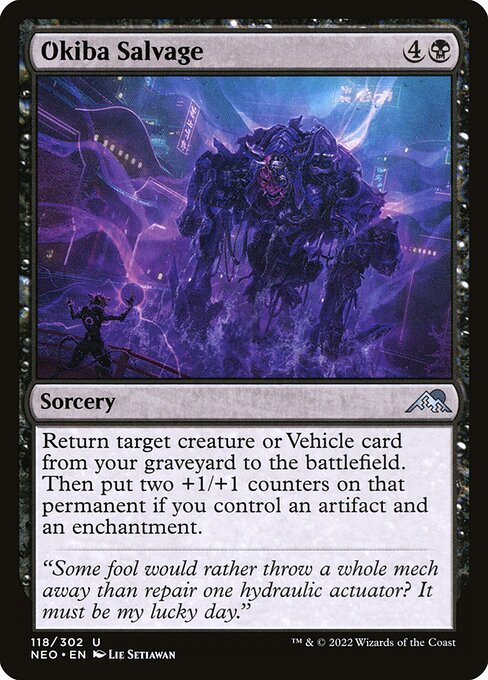 Okiba Salvage — Front