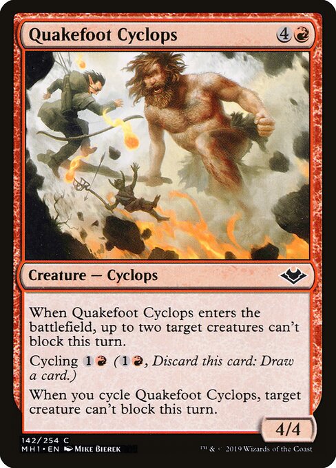 Quakefoot Cyclops — Front