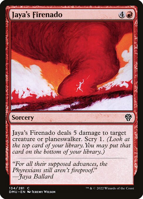 Jaya's Firenado — Front