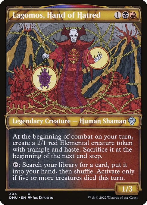 Lagomos, Hand of Hatred (Showcase) — Front