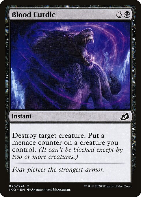 Blood Curdle — Front