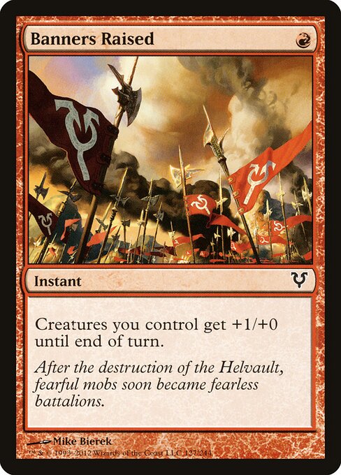 Banners Raised — Front