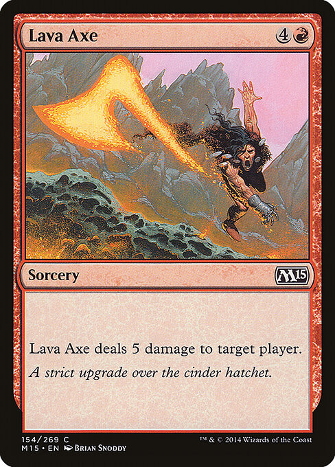 Lava Axe — Front