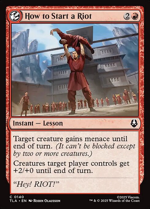 How to Start a Riot — Front