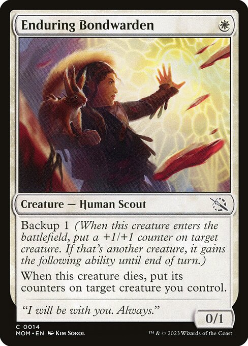 Enduring Bondwarden — Front
