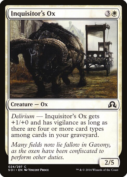 Inquisitor's Ox — Front