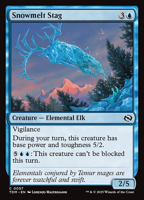 Snowmelt Stag — Front