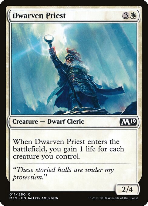 Dwarven Priest — Front