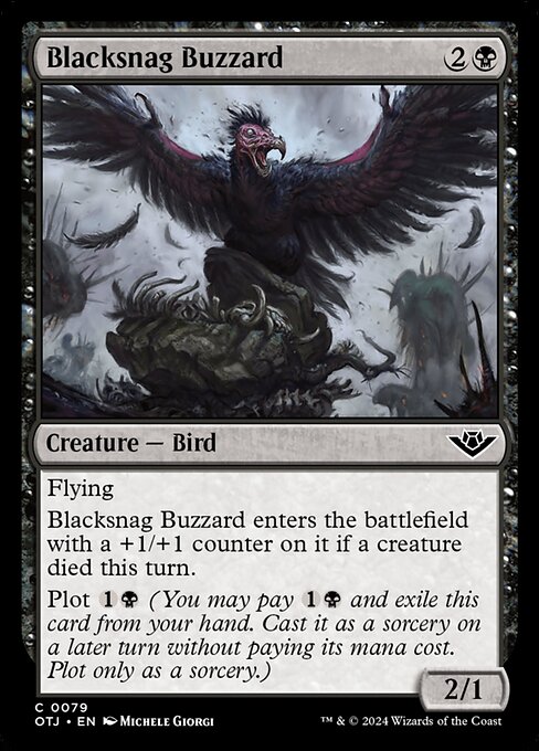 Blacksnag Buzzard — Front