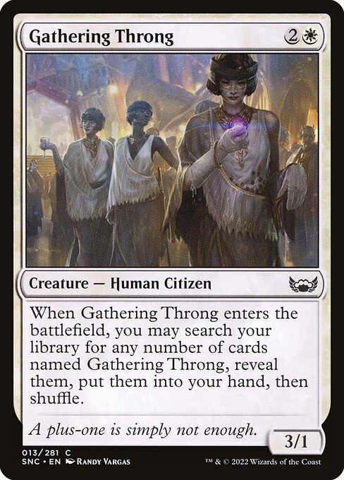 Gathering Throng — Front
