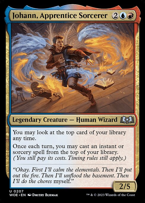 Johann, Apprentice Sorcerer — Front