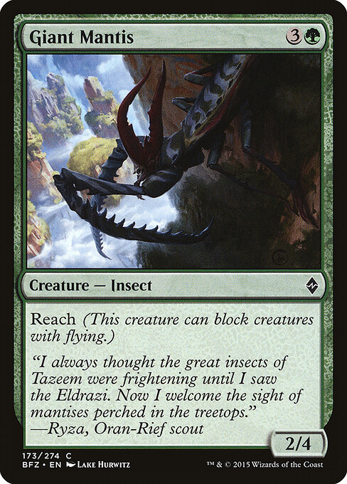 Giant Mantis — Front