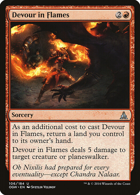Devour in Flames — Front