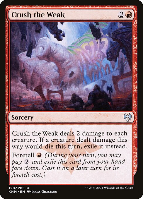 Crush the Weak — Front