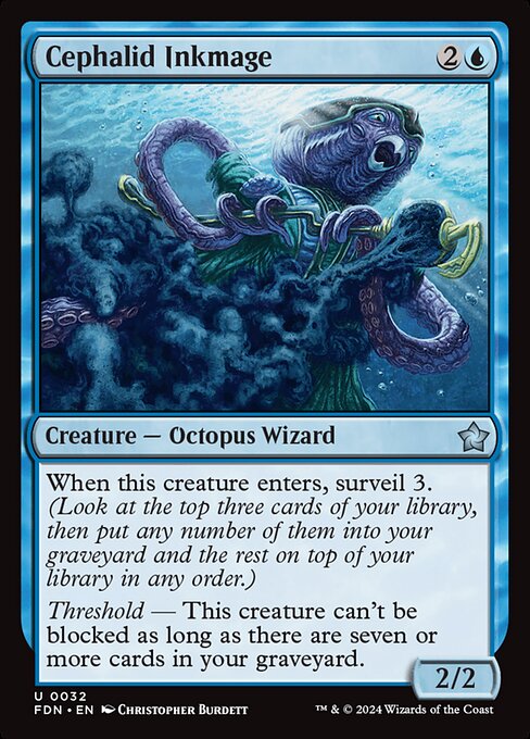 Cephalid Inkmage — Front