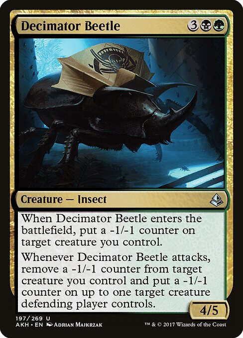 Decimator Beetle — Front