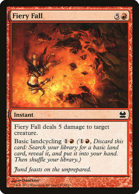 Fiery Fall — Front