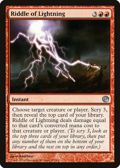Riddle of Lightning — Front