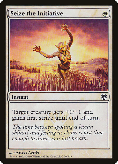 Seize the Initiative — Front