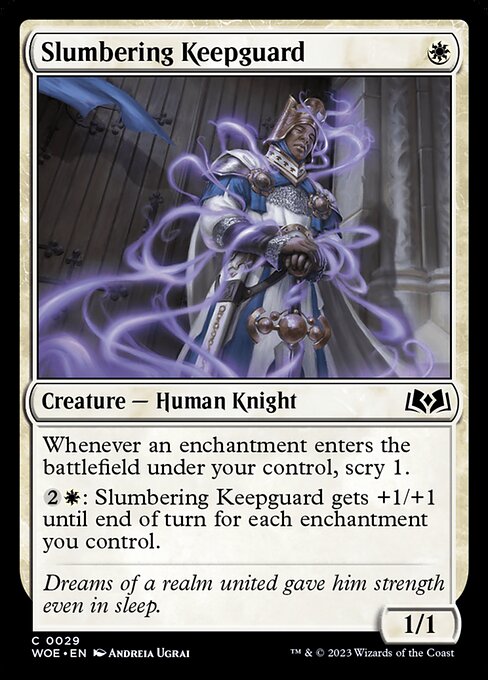 Slumbering Keepguard — Front