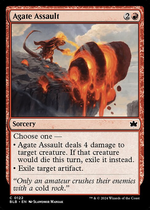 Agate Assault — Front