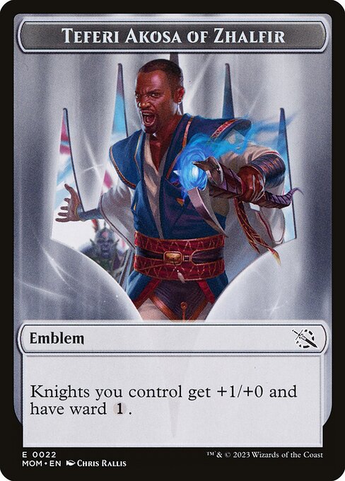 Emblem - Teferi Akosa of Zhalfir — Front