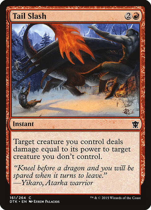 Tail Slash — Front