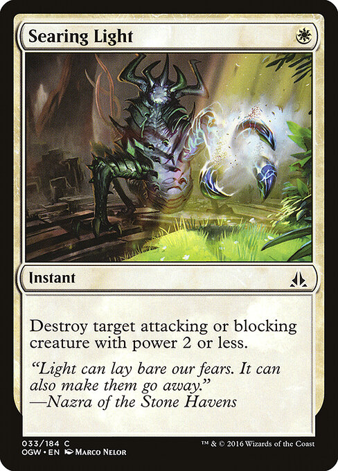 Searing Light — Front