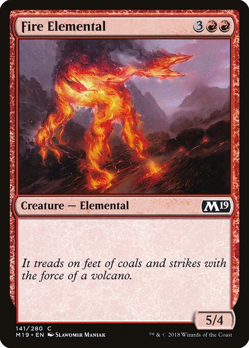 Fire Elemental — Front