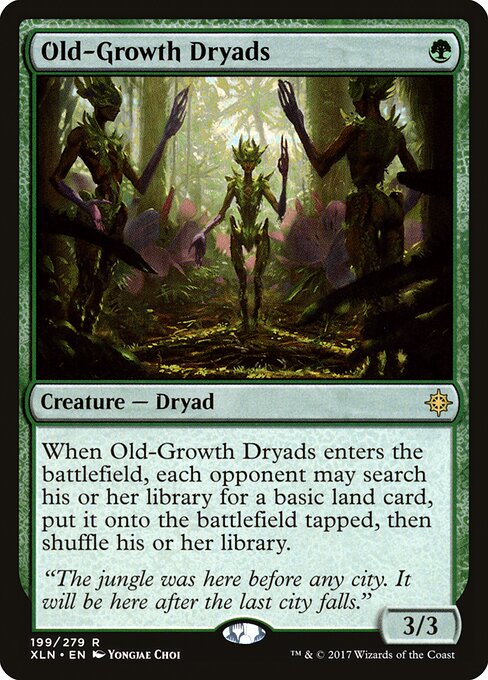 Old-Growth Dryads — Front