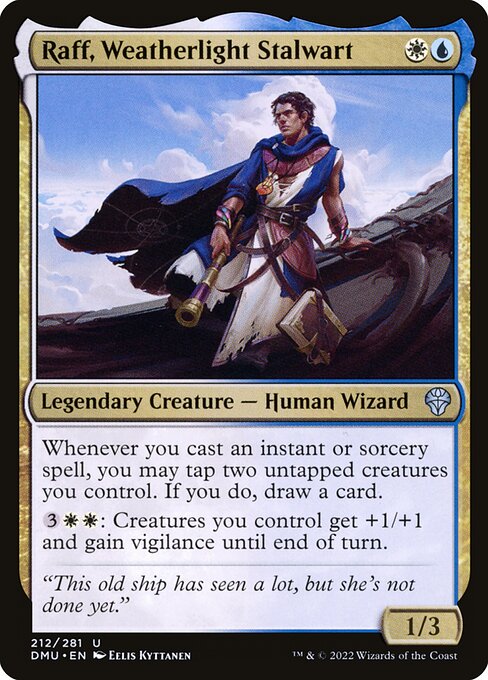 Raff, Weatherlight Stalwart — Front
