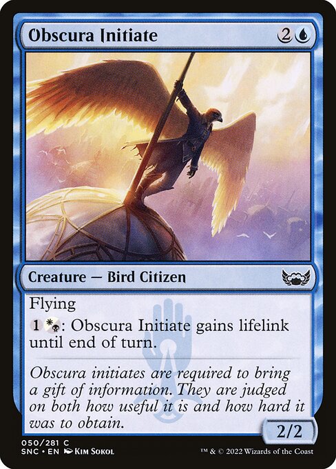 Obscura Initiate — Front