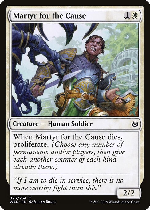 Martyr for the Cause — Front