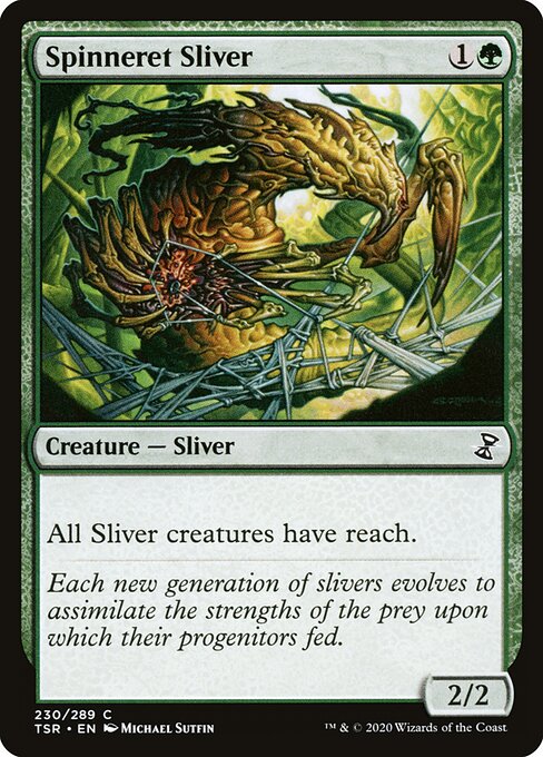 Spinneret Sliver — Front