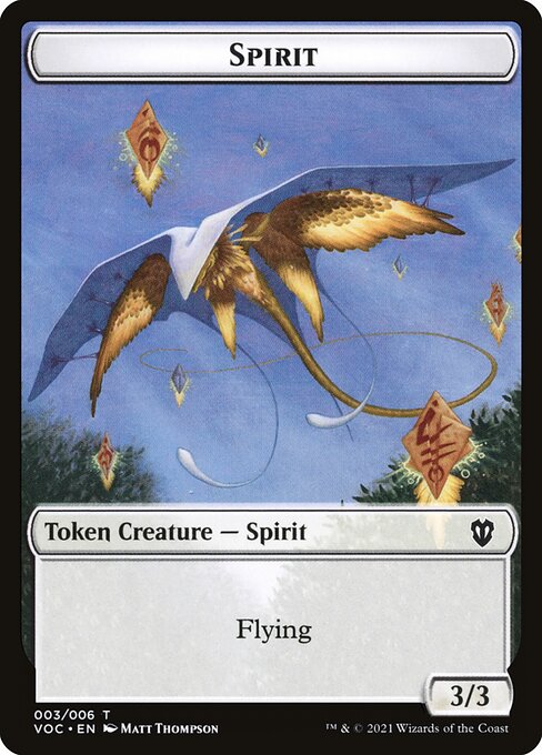 Spirit (003) // Thopter Double-sided Token — Front — Spirit